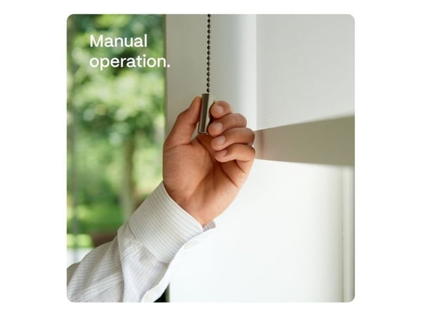 MotionBlinds Wireless Electric Black-Out Rollerblind 90x190cm - White