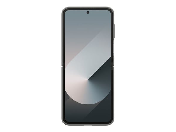 Samsung EF-PF741 - Baksidedeksel for mobiltelefon - med ring - silikon - grå - for Galaxy Z Flip6