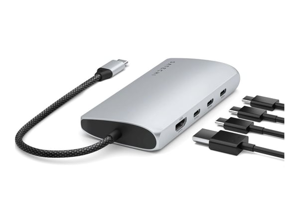 Satechi - Telakointiasema - USB-C / USB4 / Thunderbolt 3 / Thunderbolt 4 - HDMI, USB-C, Thunderbolt 4, USB4 - 1GbE - 1 GbE