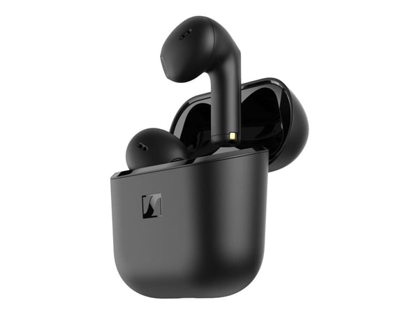 Sennheiser ACCENTUM Open - True wireless-hodetelefoner med mikrofon - i øret - Bluetooth - svart