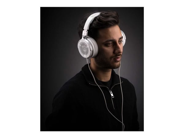 CORSAIR Gaming Virtuoso PRO - Hodesett - full størrelse - kablet - hvit
