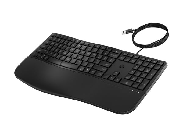 HP 485 Comfort - Tastatur - multi-enhet, 23 programmerbare taster, 3-soners layout - full size - USB - QWERTY - Internasjonal engelsk / kanadisk fr...