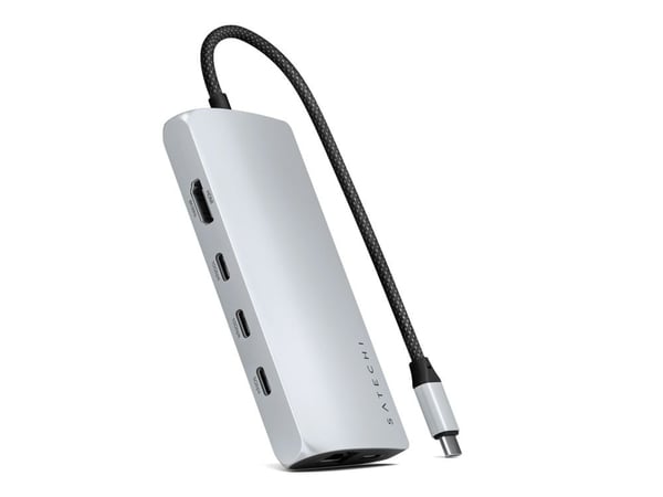 Satechi - Telakointiasema - USB-C / USB4 / Thunderbolt 3 / Thunderbolt 4 - HDMI, USB-C, Thunderbolt 4, USB4 - 1GbE - 1 GbE