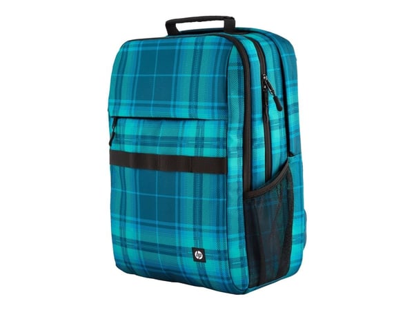 HP - Campus XL - notebookryggsekk - 16.1" - tartanrutet blå