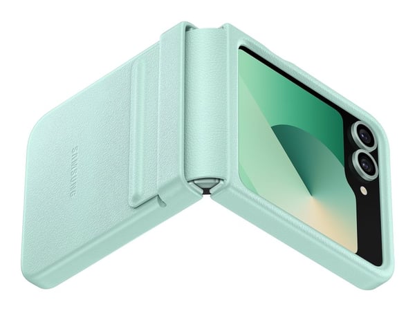 Samsung EF-VF741 - Baksidedeksel for mobiltelefon - fauxlær - mynte - for Galaxy Z Fold6