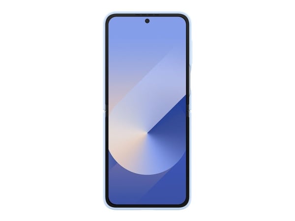 Samsung EF-PF741 - Bakdeksel til mobiltelefon - med ring - silikon - lyseblå - for Galaxy Z Flip6