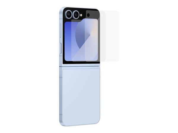 Samsung EF-UF741 - Skjermbeskyttelse for mobiltelefon - antireflekterende - film - rammefarge transparent - for Galaxy Z Flip6