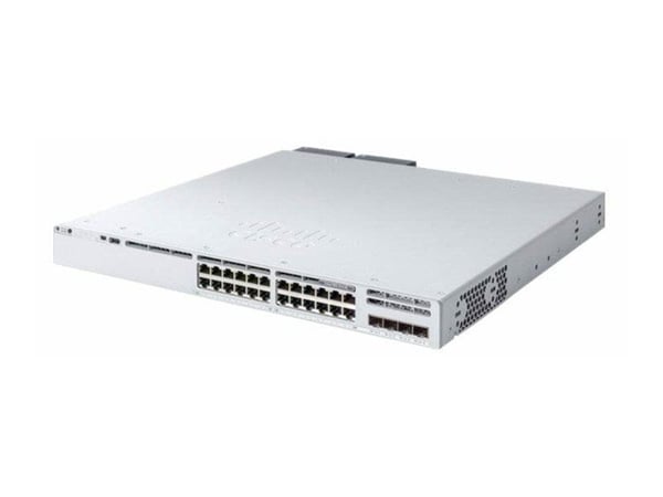 Cisco C9300L-24T-4G-E, Hallittu, L2/L3, Gigabit Ethernet (10/100/1000), Täysin kaksipuolinen, Telineasennus