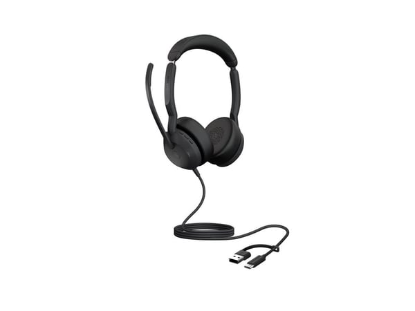 Jabra Evolve2 50 USB-C/A MS Stereo uten BT - Stereo