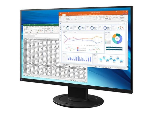 EIZO FlexScan EV2410R-BK, 61,2 cm (24.1"), 1920 x 1200 pikseliä, WUXGA, LCD, 5 ms, Musta