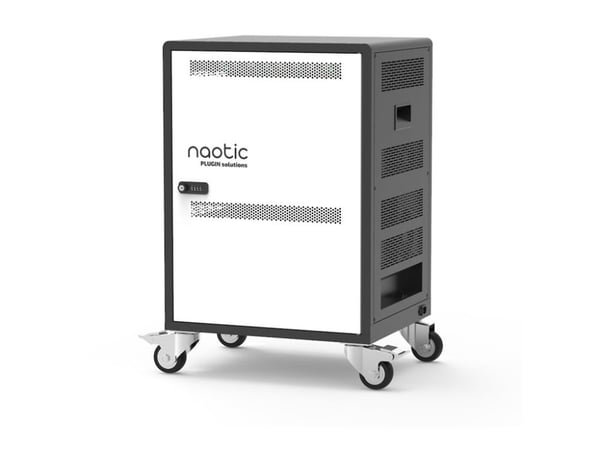 Naotic - Vagn (säker laddning) - för 20 enheter - USB-C / USB-A PD 45W - låsbar - utmatning: 220 - 240 V