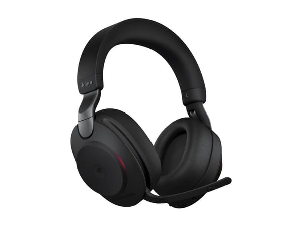 Jabra Evolve2 85 Headset, Stereo, langaton, Musta, Bluetooth, 3,5 mm liitin, akvtiivinen melunvaimennus