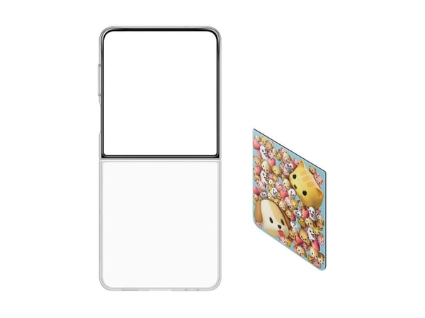 Samsung EF-ZF766 - Baksidedeksel for mobiltelefon - gjennomsiktig - for Galaxy Z Flip7