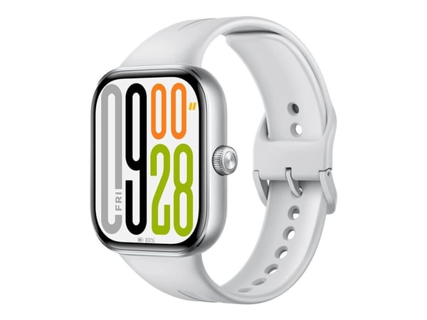 Xiaomi Redmi Watch 5 - Smartklokke med stropp - TPU - håndleddstørrelse: 135-205 mm - display 2.07" - 164 MB - Bluetooth - 33.5 g - sølvgrå