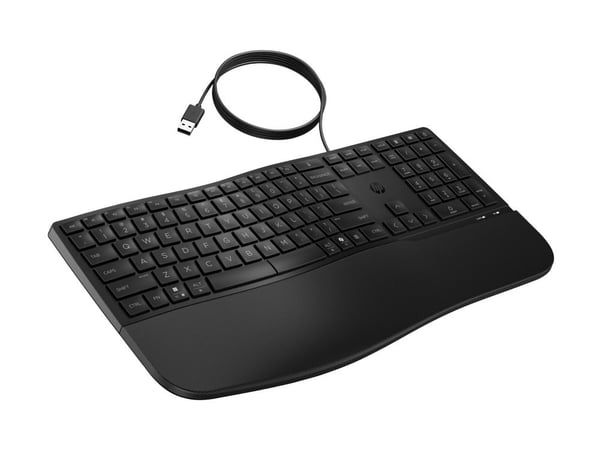 HP 485 Comfort - Tastatur - multi-enhet, 23 programmerbare taster, 3-soners layout - full size - USB - QWERTY - Internasjonal engelsk / kanadisk fr...