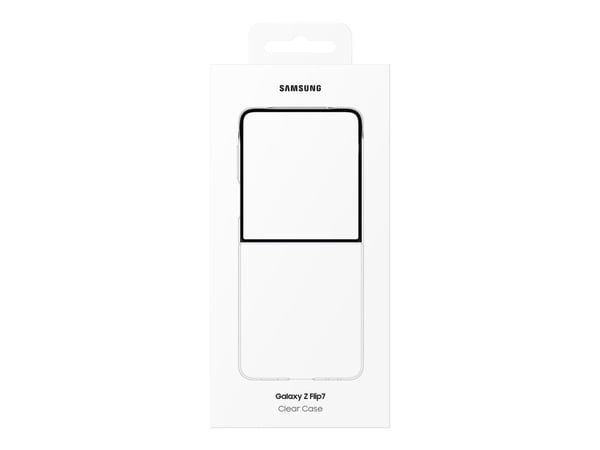 Samsung EF-AF766 - Baksidedeksel for mobiltelefon - polykarbonat - gjennomsiktig - for Galaxy Z Flip7