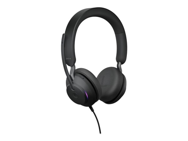 Jabra Evolve2 40 SE MS Stereo - Headset - på örat - kabelansluten - USB-C - ljudisolerande - Certifierad för Microsoft-teams