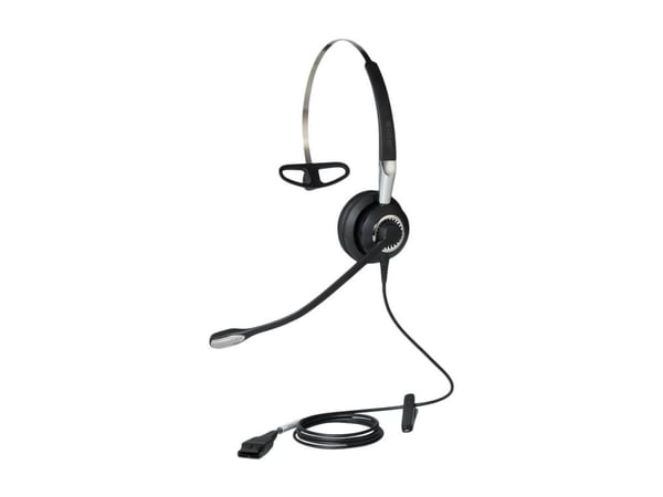 Jabra BIZ 2400 II QD Mono NC 3-in-1 Wideband - Hodesett - on-ear - konvertibel - kablet - Quick Disconnect