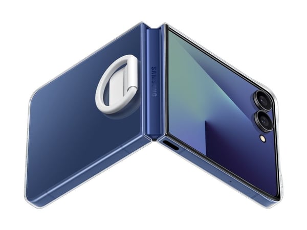 Samsung EF-QF766 - Baksidedeksel for mobiltelefon - polykarbonat (PC) - gjennomsiktig - for Galaxy Z Flip7