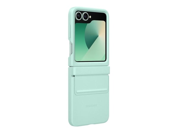 Samsung EF-VF741 - Baksidedeksel for mobiltelefon - fauxlær - mynte - for Galaxy Z Fold6