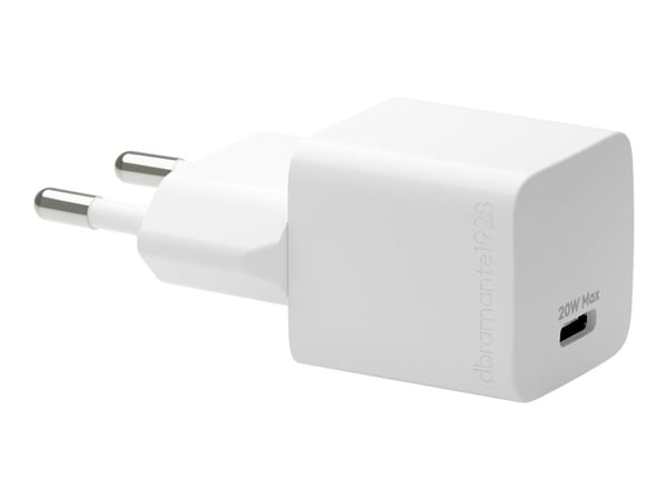 dbramante1928 re-charge - Strømadapter - 20 watt - PD (USB-C) - hvit - Europa