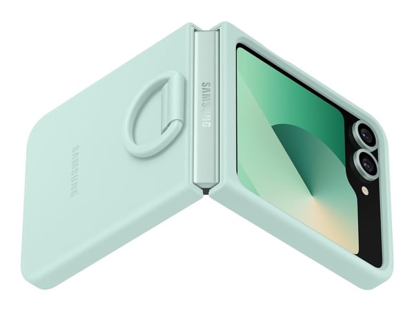 Samsung EF-PF741 - Baksidedeksel for mobiltelefon - med ring - silikon - mynte - for Galaxy Z Fold6