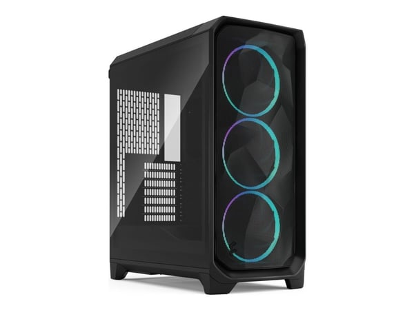 Fractal Design Meshify 3 RGB - Tower - utvidet ATX (E-ATX) - ingen strømforsyning (ATX) - sort TG lys fargetone - USB/lyd