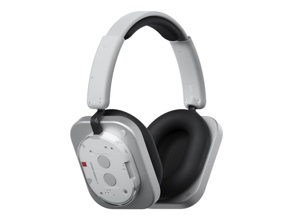 Nothing Headphone (1) - Hodetelefoner med mikrofon - full størrelse - Bluetooth - trådløs, kablet - aktiv støydemping - 3,5 mm jakk, USB-C - hvit