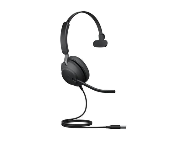 JABRA Evolve2 40 SE USB-A UC Mono Evolve2 40 USB-A Mono-hodesett UC Myk veske