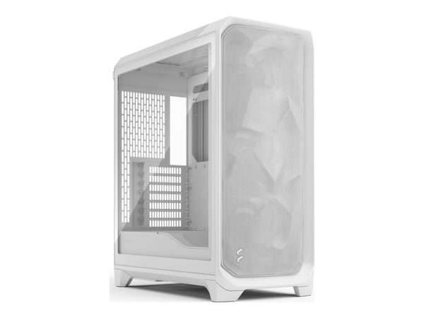 Fractal Design Meshify 3 - Tower - utvidet ATX (E-ATX) - ingen strømforsyning (ATX) - hvit TG-klar fargetone - USB/lyd