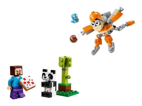 LEGO Minecraft 30672 - Kikis kokosnøttangrep & Steve og baby panda