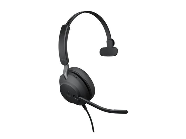 JABRA Evolve2 40 SE USB-C MS Mono Evolve2 40 USB-C Mono hodesett MS Myk veske
