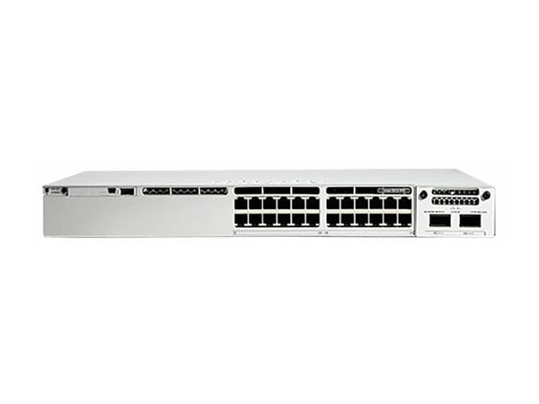 Cisco Catalyst C9300-24U-A, Hallittu, L2/L3, Gigabit Ethernet (10/100/1000), Täysin kaksipuolinen, Telineasennus