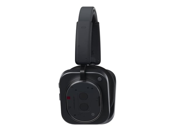 Nothing Headphone (1) - Hodetelefoner med mikrofon - full størrelse - Bluetooth - trådløs, kablet - aktiv støydemping - 3,5 mm jakk, USB-C - svart