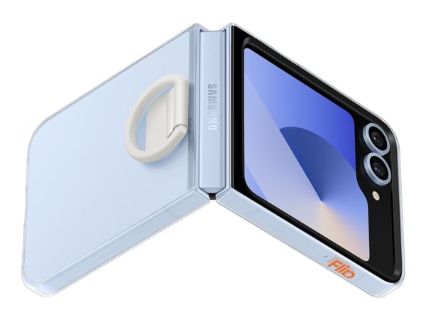Samsung EF-QF741 - Baksidedeksel for mobiltelefon - med ring - gjennomsiktig - for Galaxy Z Flip6