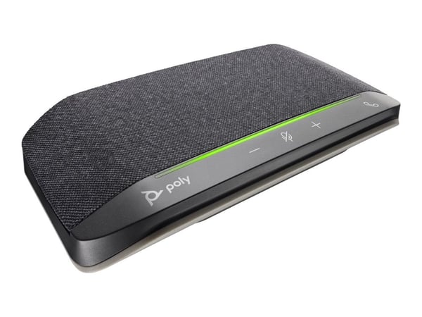 HP Poly Sync 10 - Høyttalende håndfri telefon - kablet - USB-A, USB-C - sølv