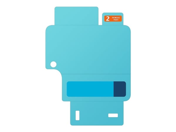 Samsung EF-UF741 - Skjermbeskyttelse for mobiltelefon - antireflekterende - film - rammefarge transparent - for Galaxy Z Flip6