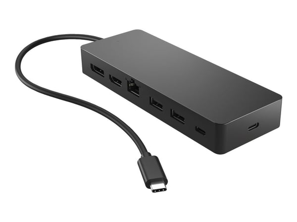 HP Universal USB-C Multiport Hub - telakointiasema - pöytätietokoneeseen, kannettavaan tietokoneeseen, kannettavaan tietokoneeseen, tablettiin - US...