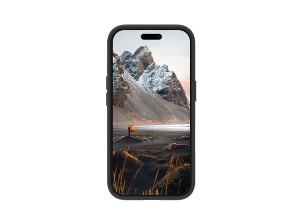 dbramante1928 Iceland Ultra - Baksidedeksel for mobiltelefon - med stativ - MagSafe-samsvar - D3O, plastikk - svart - for Apple iPhone 13, 14, 15, ...