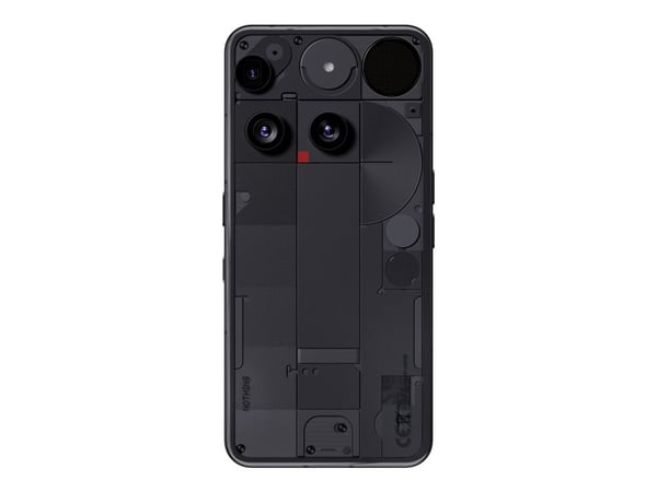 Nothing Phone (3) - 5G pekskärmsmobil - dual-SIM - RAM 12 GB / Internminne 256 GB - OLED-skärm - 6.67" - 2800 x 1260 pixels (120 Hz) - 3 st. bakre ...