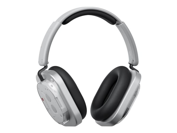 Nothing Headphone (1) - Hodetelefoner med mikrofon - full størrelse - Bluetooth - trådløs, kablet - aktiv støydemping - 3,5 mm jakk, USB-C - hvit