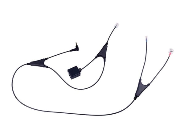 Jabra LINK 14201-37 - Elektronisk kroksvitsjadapter for trådløs hodemikrotelefon, digitaltelefon - for Alcatel-Lucent 8019s DeskPhone; Premium Desk...
