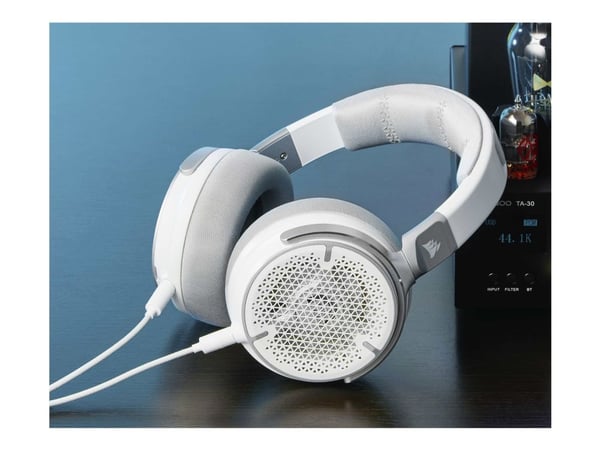 CORSAIR Gaming Virtuoso PRO - Hodesett - full størrelse - kablet - hvit