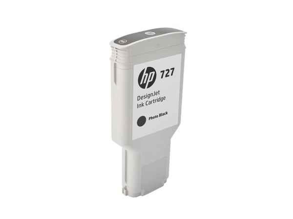 HP 727 - 300 ml - høykapasitets - fotosort - original - DesignJet - blekkpatron - for DesignJet T1500, T1530, T2500, T2530, T920, T930