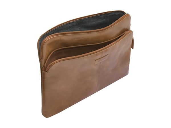 dbramante1928 Skagen Pro+ - Notebookhylster - 2. generasjon - 14" - gyllenbrun - for Apple MacBook Pro (14.2 tommer)
