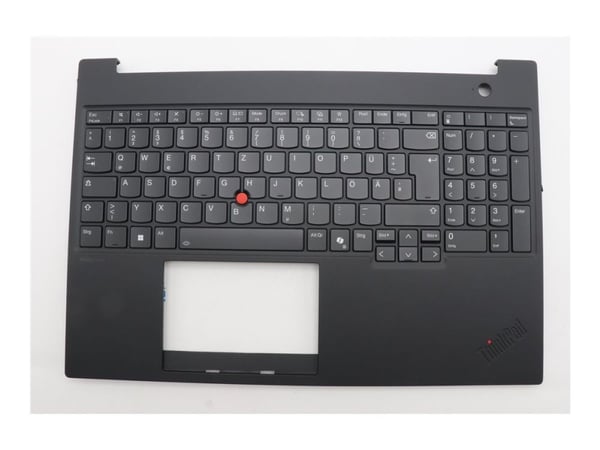 LCFC - Erstatningstastatur for bærbar PC - med Trackpoint - bakbelysning - QWERTZ - Tysk - svart - FRU - med toppdeksel - for ThinkPad P16s Gen 3 2...