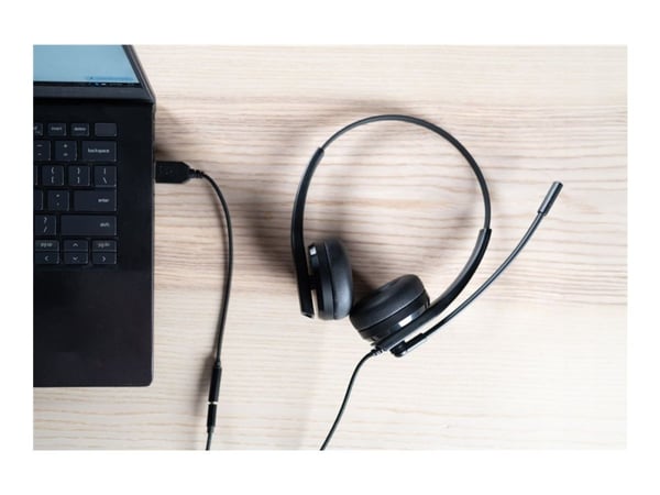 Creative HS-230 - Hodesett - on-ear - kablet - USB-A, 3,5 mm jakk - svart