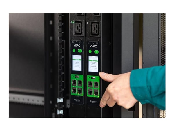 APC EasyPDU EPDU2132S - Strømfordelerenhet (kan monteres i rack) - svitsjet - AC 230 V - enkeltfase - Ethernet 10/100/1000, serial, USB - inngang: ...