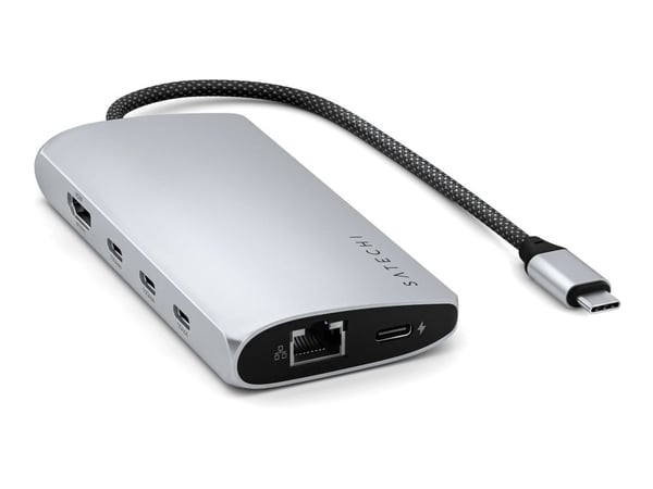 Satechi - Telakointiasema - USB-C / USB4 / Thunderbolt 3 / Thunderbolt 4 - HDMI, USB-C, Thunderbolt 4, USB4 - 1GbE - 1 GbE