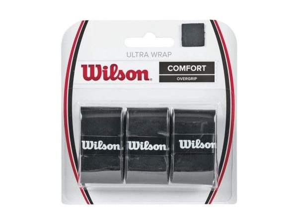 Wilson Tennis Wrap WILSON ULTRA WRAP WRZ403000 3 kpl musta